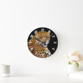Spotted Jaguar Big Cat-lover #Gift Ronde Klok (Huis)