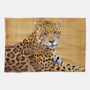 Spotted Jaguar Big Cat-lover #Gift Theedoek