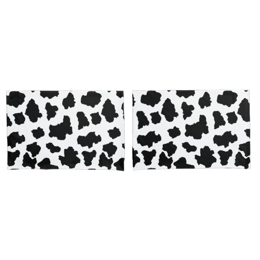 Spotted Moo Cow Dutch Holstein Animal Spots Kussensloop (Voorkant-Set)
