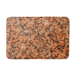 Spotted Rock Texture Lively Pattern Oranje Black Badmat