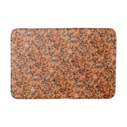Spotted Rock Texture Lively Pattern Oranje Black Badmat (Voorkant)