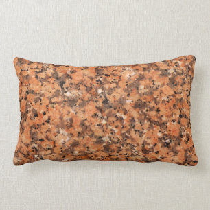 Spotted Rock Texture Lively Pattern Oranje Black Kussen
