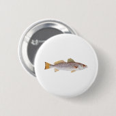 Spotted Seatrout Ronde Button 5,7 Cm (Voorkant /achterkant)