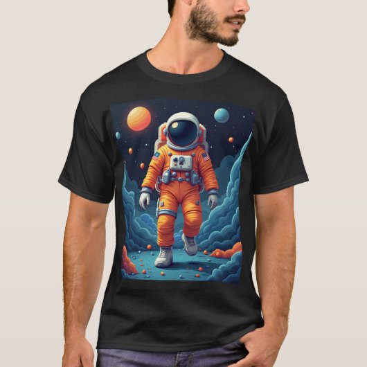 Spotted Spaceman T-shirt (Voorkant)