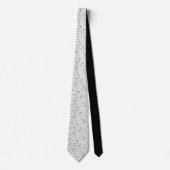 Spotted tie, white and black tie, modern wedding  stropdas (Voorkant)