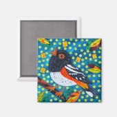 Spotted Towee Magneet (Voorkant / Achterkant)