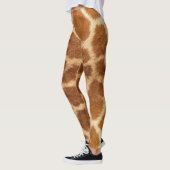 Spotten Giraffe Dierafdrukken Bruin en Roam Leggings (Links)