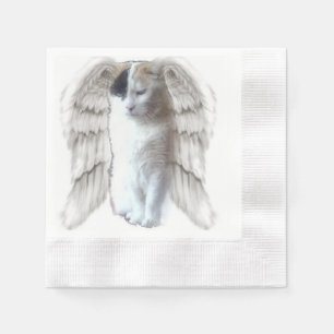 Spotty Angel Coined Cocktail Paper Napkin Servet