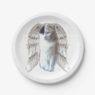 Spotty Angel Small Round Paper-Bord Papieren Bordje