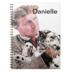 Spotty Dalmatian Dog Dogs leuke Girls name noteboo Notitieboek