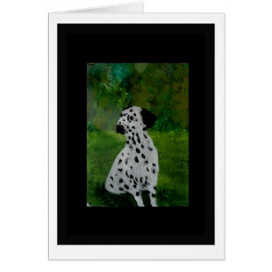Spotty Kunst Dalmatian van de Hond