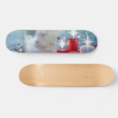 Spotty's kerstskateboard skateboard (Horizontaal)
