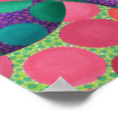 Spotwijn Abstracte Art Print (Hoek)