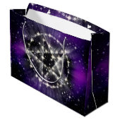 Spotzak voor sterren en pentagram groot cadeauzakje (Achterkant Gekanteld)