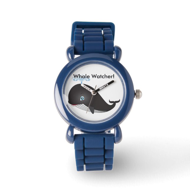 "Spouting Whale Watcher" Kinder horloge (Voorkant)
