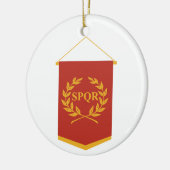 SPQR-banner Keramisch Ornament (Links)