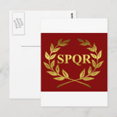 SPQR BRIEFKAART (Voorkant / Achterkant)