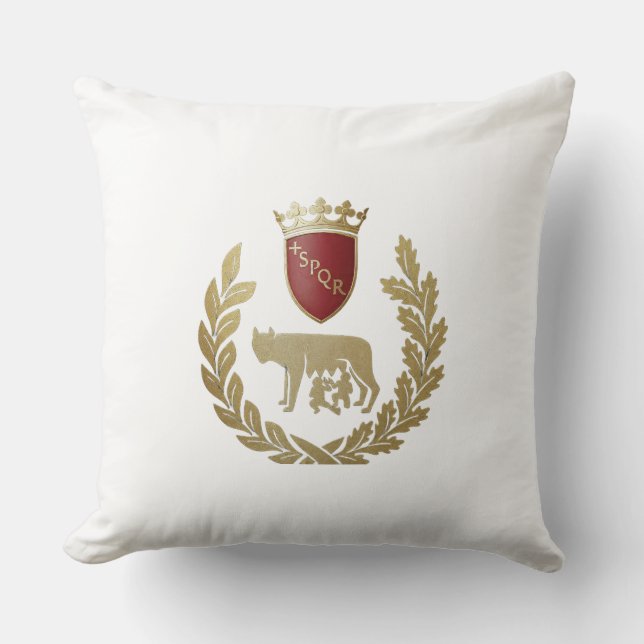 +SPQR Coussin Pro Roma  (Recto)