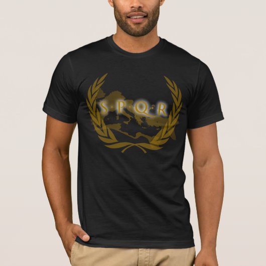 SPQR (Donker) T-shirt (Voorkant)