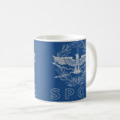 SPQR la tasse d'emblème d'empire romain (Devant droit)