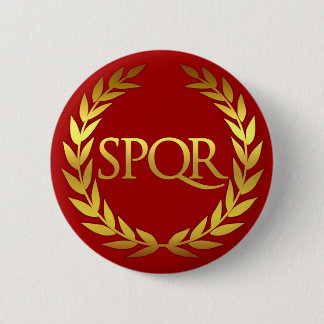 SPQR Roma Ronde Button 5,7 Cm