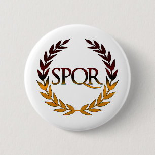 SPQR RONDE BUTTON 5,7 CM