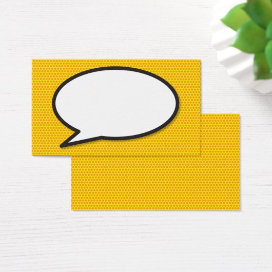 Spraakballon Pret Retro Stripboek Visitekaartjes (Bureau)