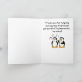 Spraakleraar Bedankt Card (Binnen)