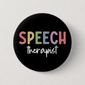 Spraakpatholoog Spraaktherapie Ronde Button 5,7 Cm (Voorkant)