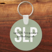 Spraakpatholoog Spraaktherapie Sleutelhanger (Voorkant)