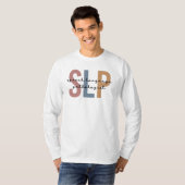 Spraakpatholoog Spraaktherapie T-shirt (Voorkant volledig)