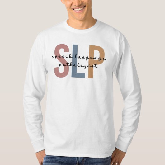 Spraakpatholoog Spraaktherapie T-shirt (Voorkant)