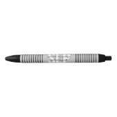 Spraakpatholoog Spraaktherapistische strepen Zwarte Inkt Pen (Voorkant)