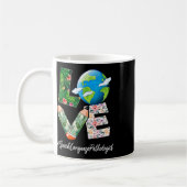Spraaktaal patholoog Love Earth Day Save the Earth Koffiemok (Links)