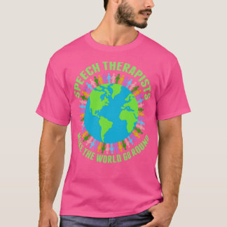 Spraaktherapeuten maken de wereld rond t-shirt