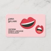 Spraaktherapie bij SLP Visitekaartje (Voorkant)