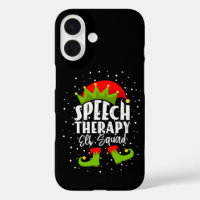 Spraaktherapie Elf Team Kerstmis SLP Therapeut