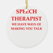 spraaktherapie keramisch ornament (Voorkant)