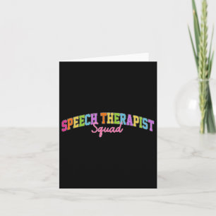 Spraaktherapie Retro Taal Patholoog Therapie Kaart