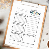 Spraaktherapie SLP SOAP Scheurblok Notitieblok