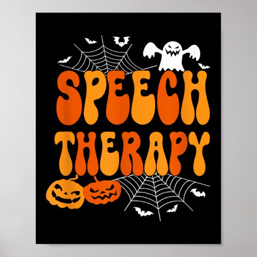 Spraaktherapie Spraak Therast Spraakpathologie Hal Poster (Voorkant)