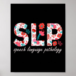 Spraaktherapie Spraaktaalpathologie Retro DAI Poster