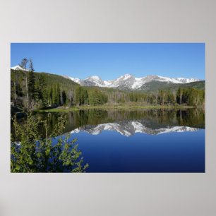 Sprague Lake I in Rocky Mountain National Park Poster