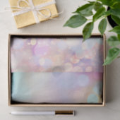 Sprankelend kleurrijk, pastel bokeh, girly tissuepapier (Geschenk)