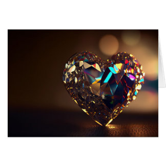 Sprankelend kristal hart