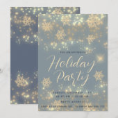 Sprankelend luxe zakelijk Vakantie feest Kaart (Voorkant / Achterkant)