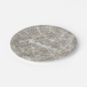 Sprankelend water strand zand papier bord (Gekanteld)