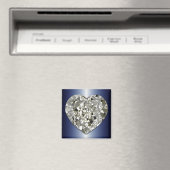 Sprankelende Diamanten Hartmagneet Magneet (Insitu (Vaatwasser))