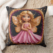 Sprankelende Fee Decorative Magische Fantasie Glit Kussen (Deken)
