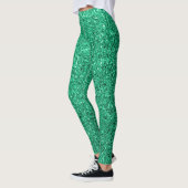 Sprankelende groene glitter Leggings (Links)